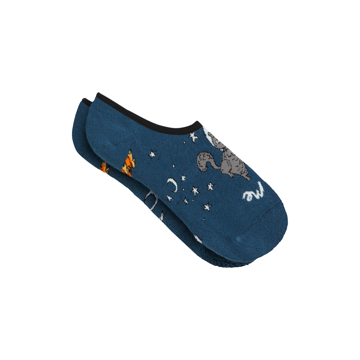 Heritage No Show Sock | Houston, We Have A Purr-oblem