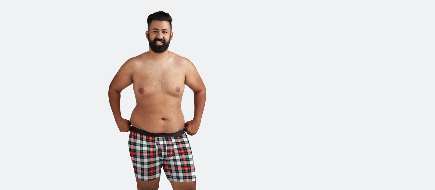 UltraModal™ Core Boxer Brief w/ Fly | Tartan Plaid