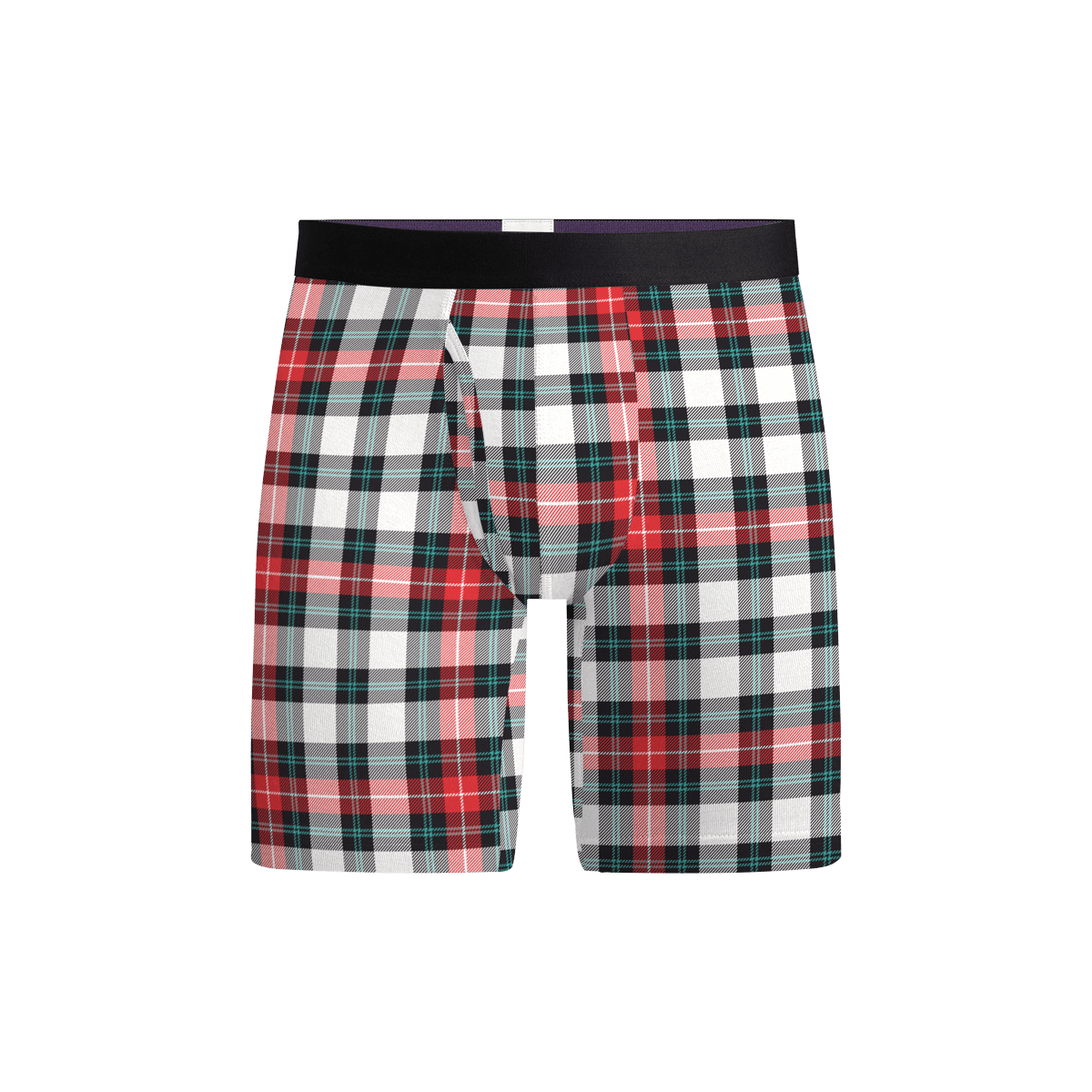 UltraModal™ Core Long Boxer Brief w/ Fly | Tartan Plaid