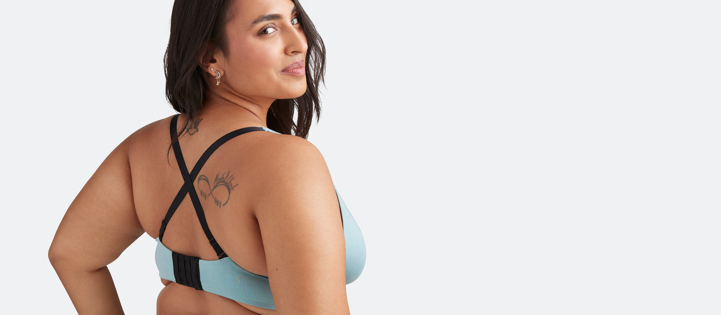 UltraModal™ FeelFree Longline Bralette | Ice Blue