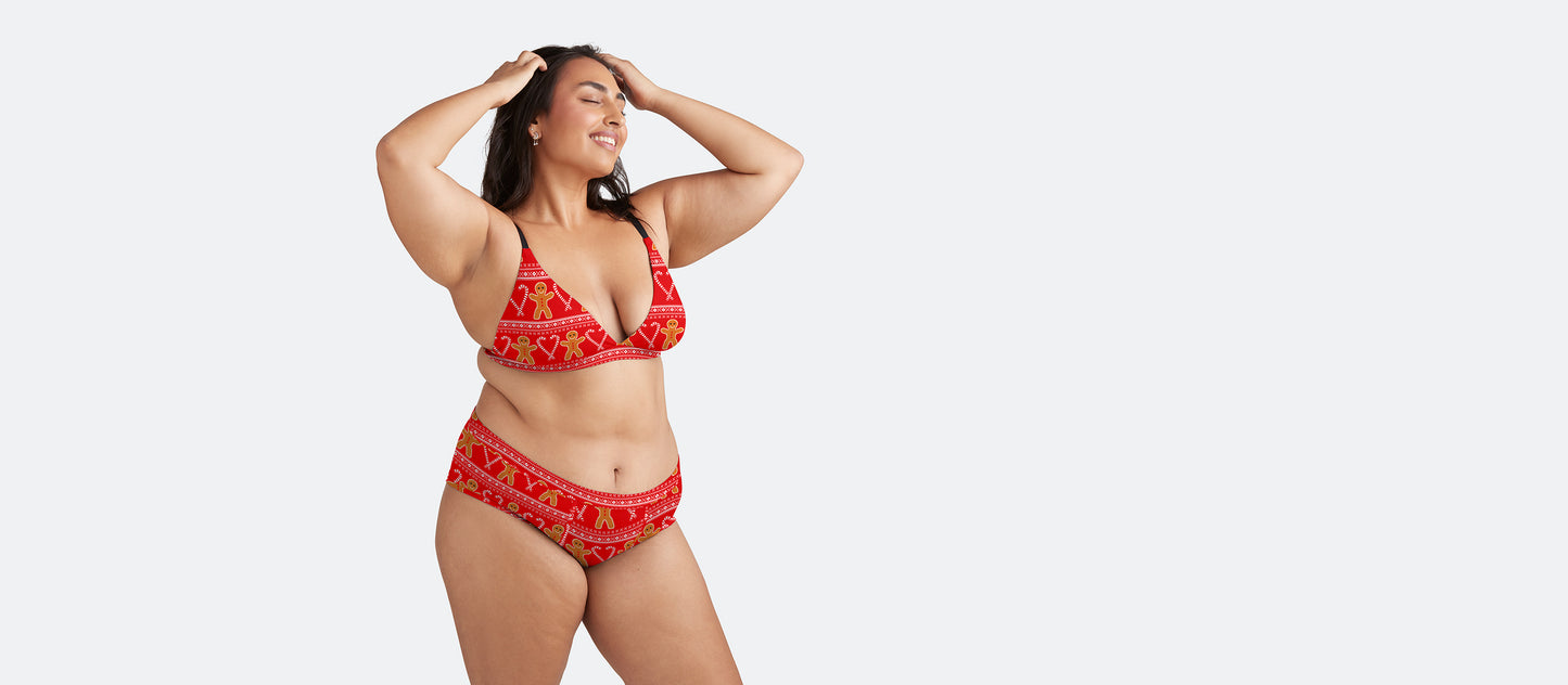UltraModal™ FeelFree Triangle Bralette | Holiday Sweets