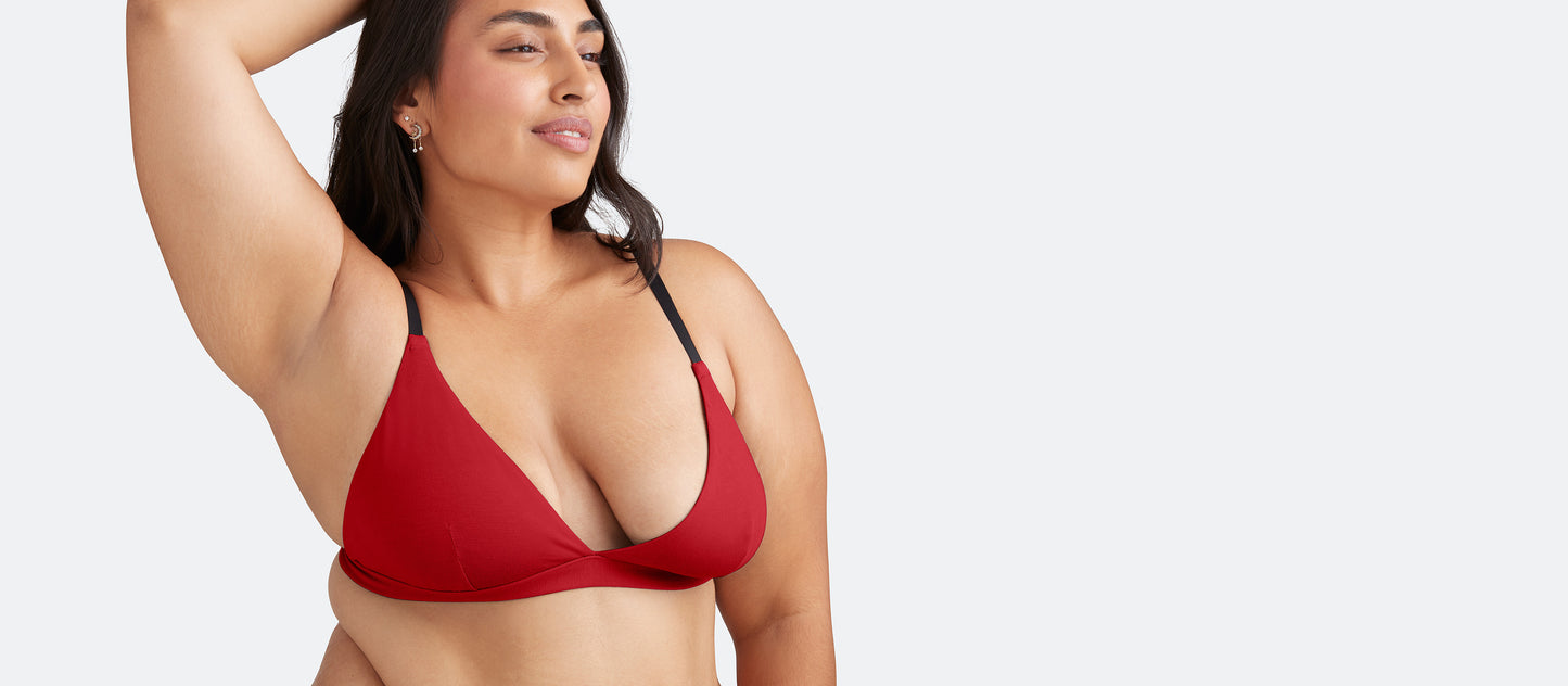 UltraModal™ FeelFree Triangle Bralette | Cranberry