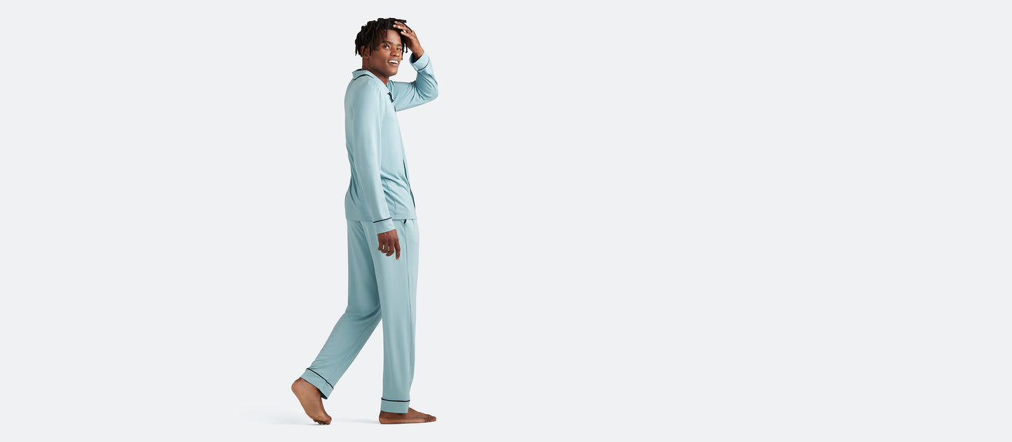 UltraModal™ Long Sleeve PJ Set - Men's | Ice Blue