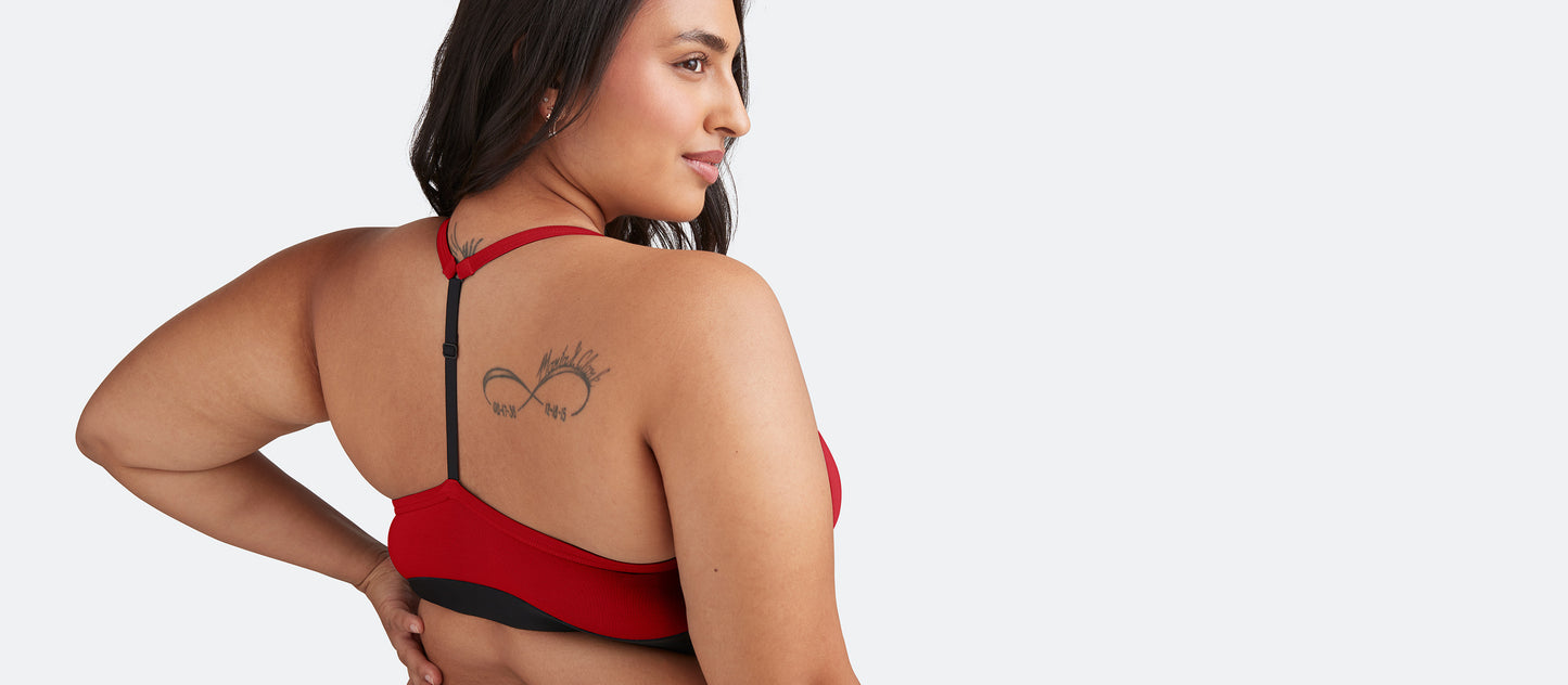 UltraModal™ Core T-Back Bralette | Cranberry