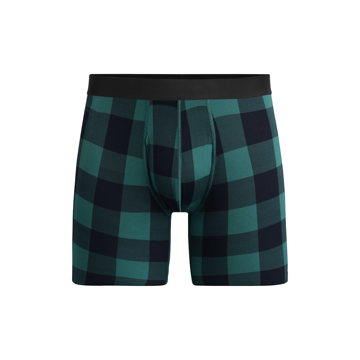 MoveMe Boxer Brief w/ Fly | Green Plaid