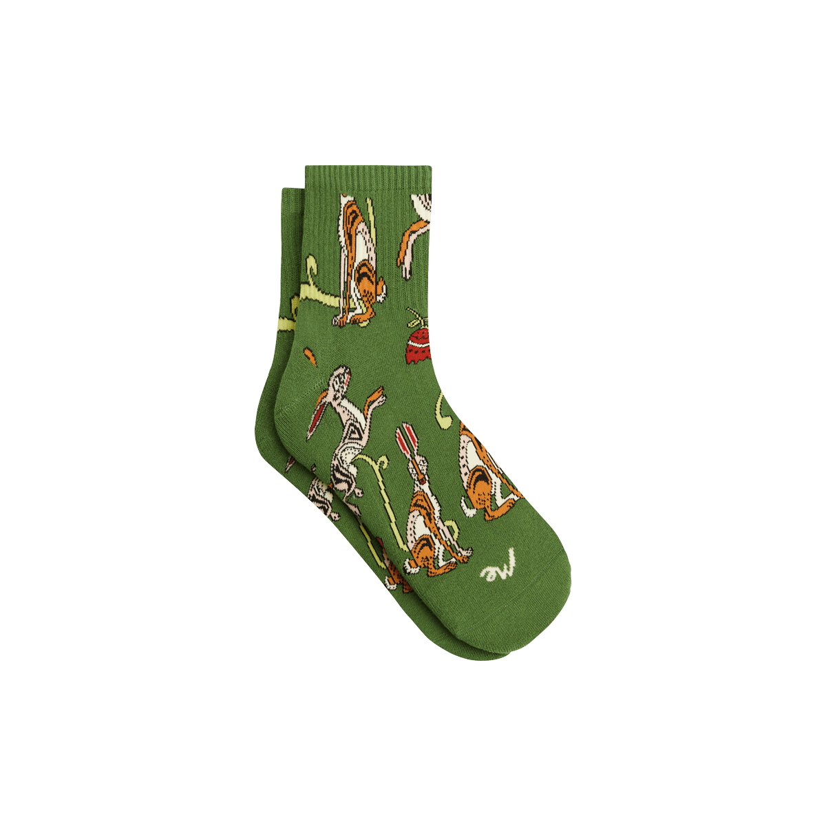 Heritage Quarter Sock | Love, Flowers, & Hares