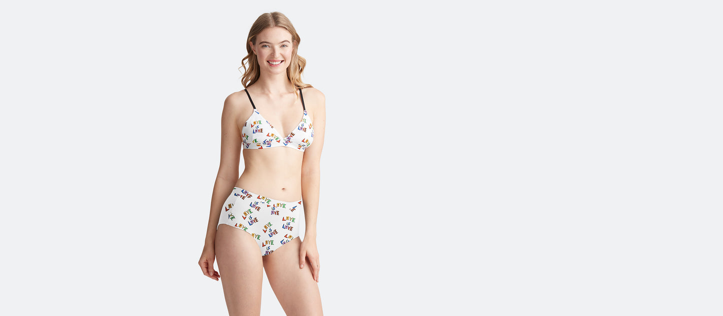 UltraModal™ FeelFree Triangle Bralette | Love is Love 2.0