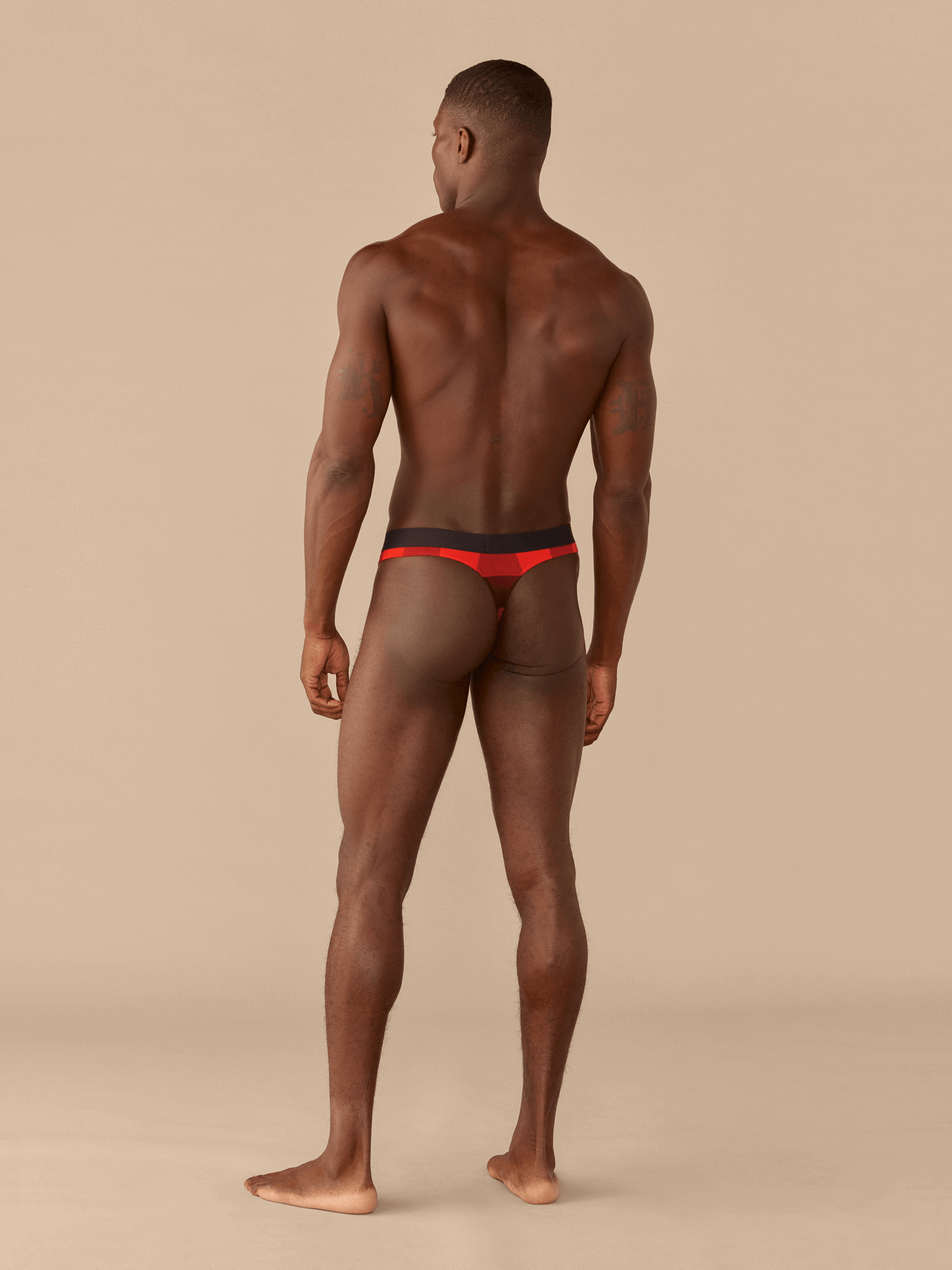 UltraModal™ Core Pouch Front Thong | Buffalo Plaid