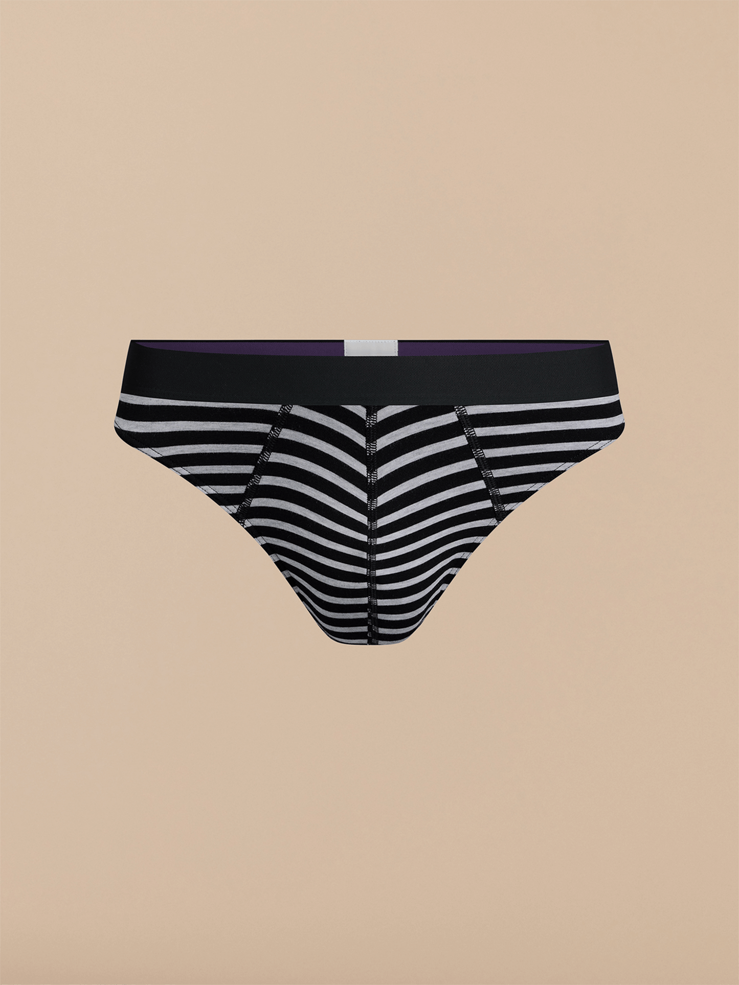UltraModal™ Core Pouch Front Thong | Heather Grey Stripes
