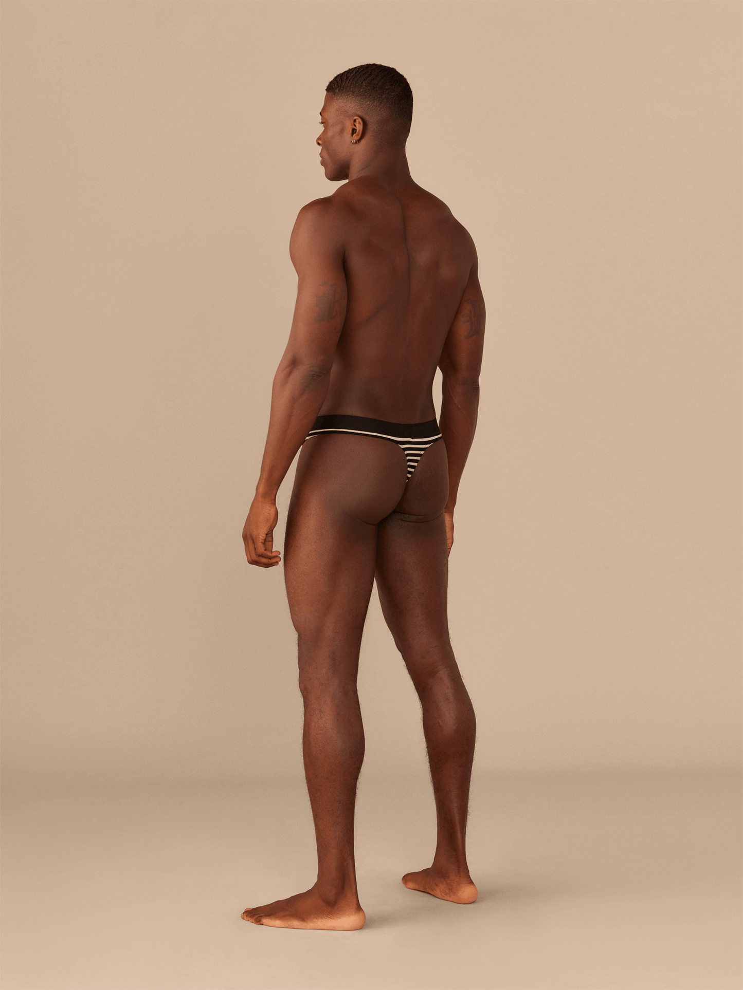 UltraModal™ Core Pouch Front Thong | Heather Grey Stripes