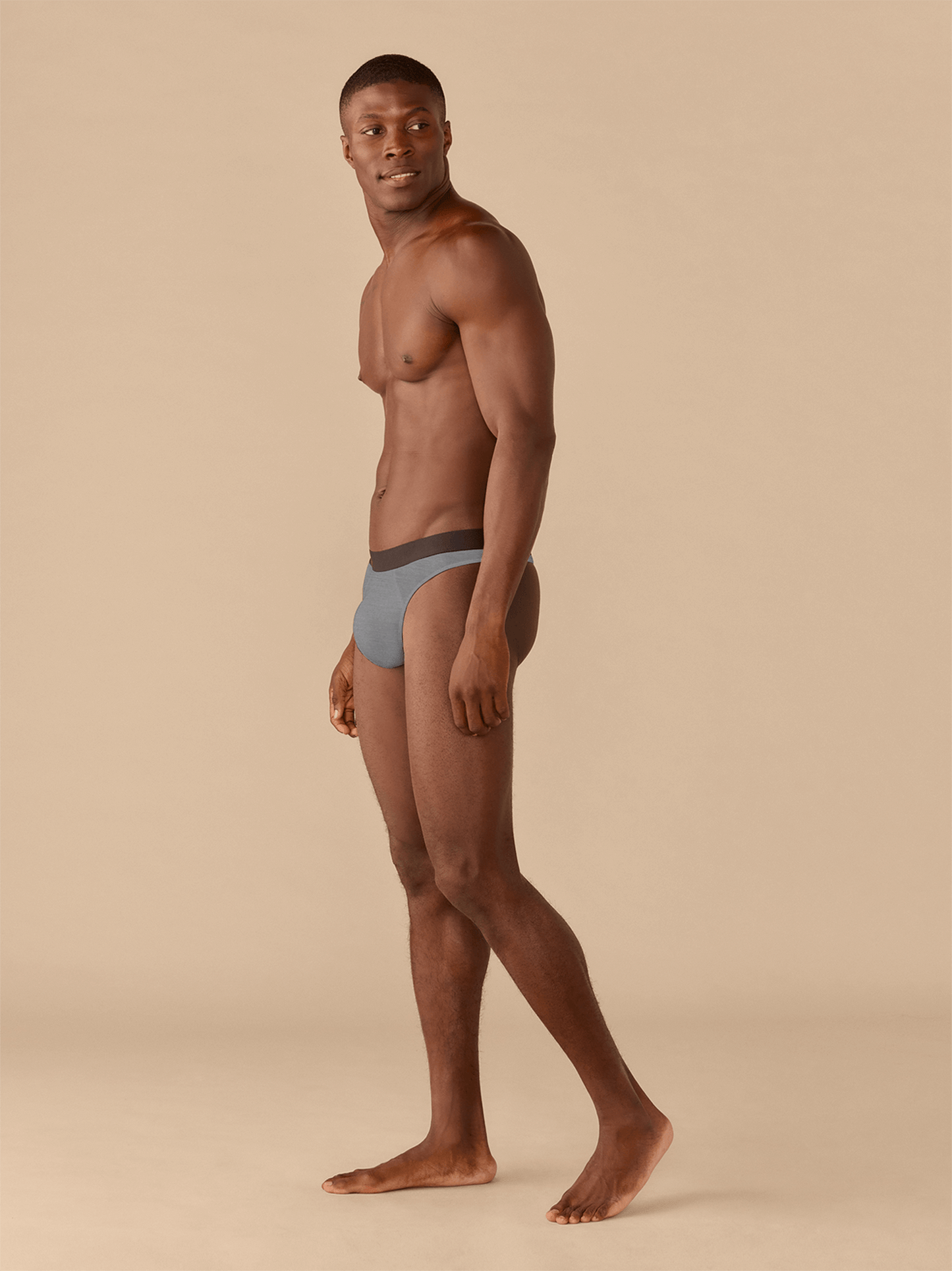 UltraModal™ Core Pouch Front Thong | Stone