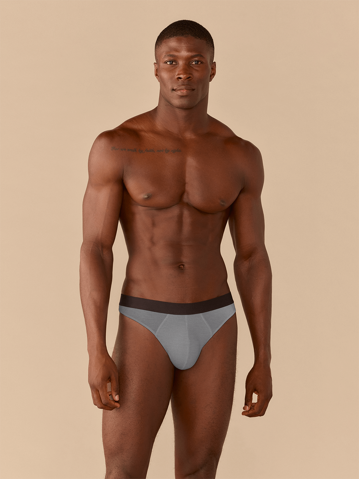 UltraModal™ Core Pouch Front Thong | Stone