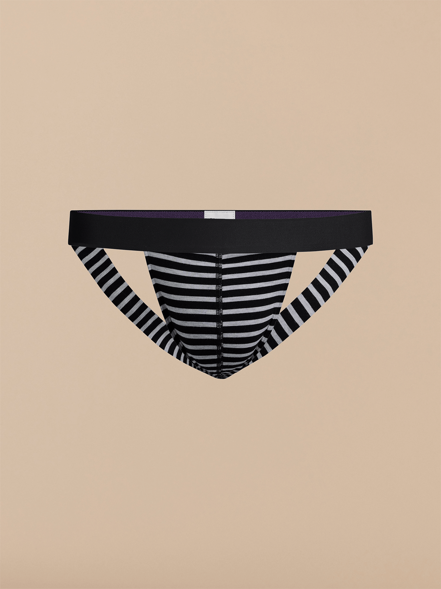 UltraModal™ Core Jockstrap | Heather Grey Stripes