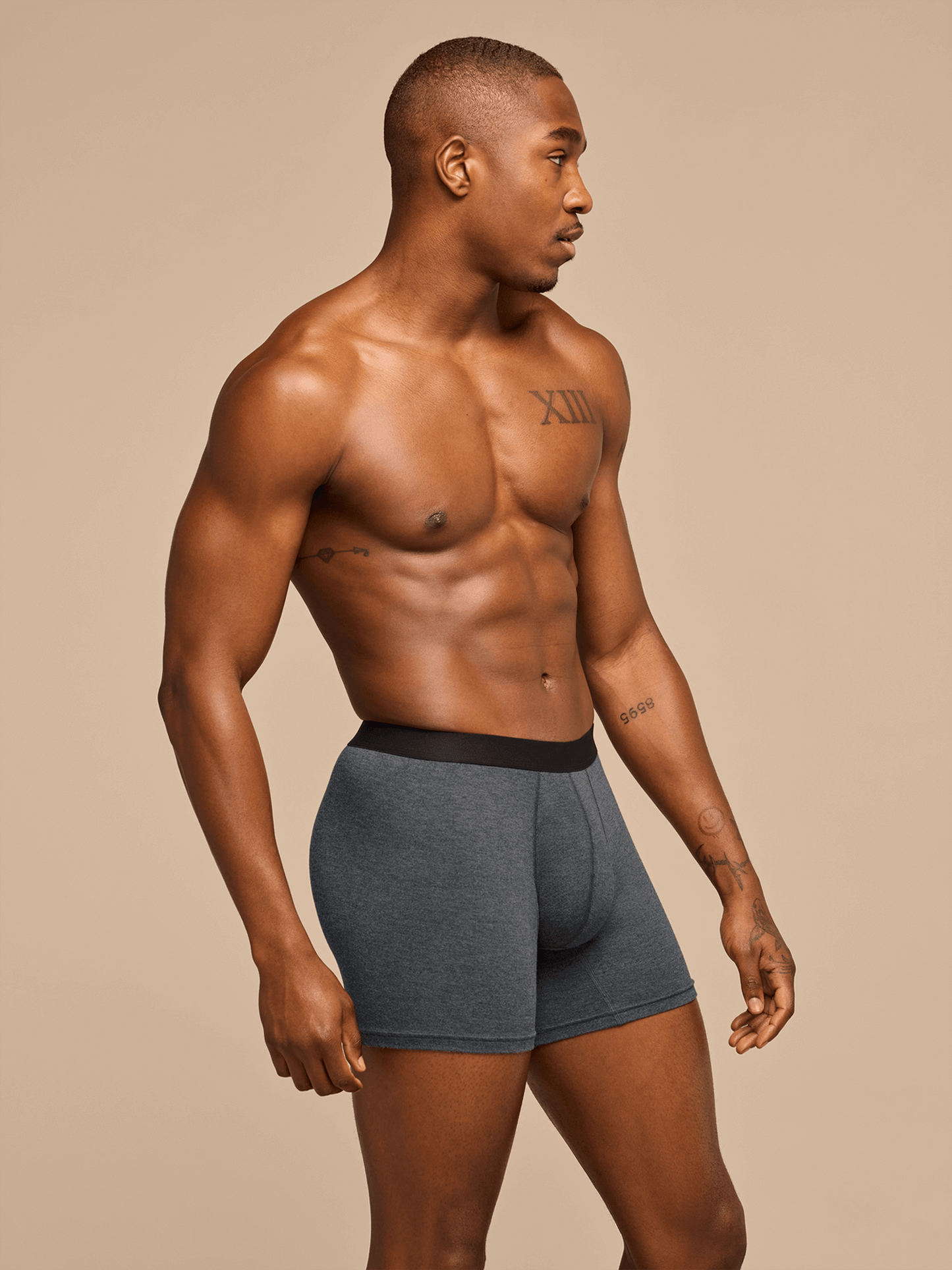 UltraModal™ Core Boxer Brief | Heather Charcoal