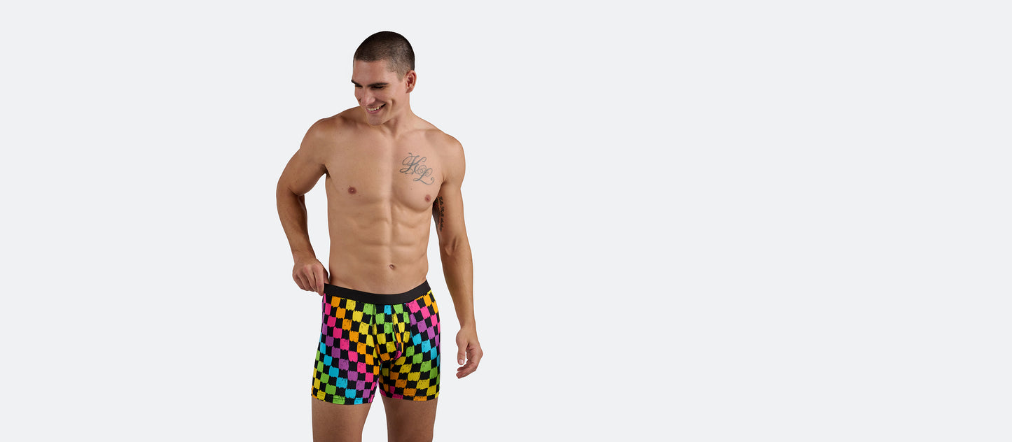 UltraModal™ Core Boxer Brief | Rainbow Check