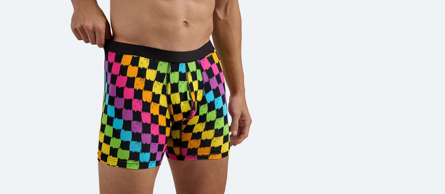 UltraModal™ Core Boxer Brief | Rainbow Check
