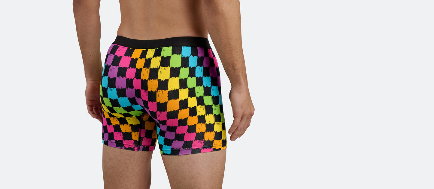 UltraModal™ Core Boxer Brief | Rainbow Check