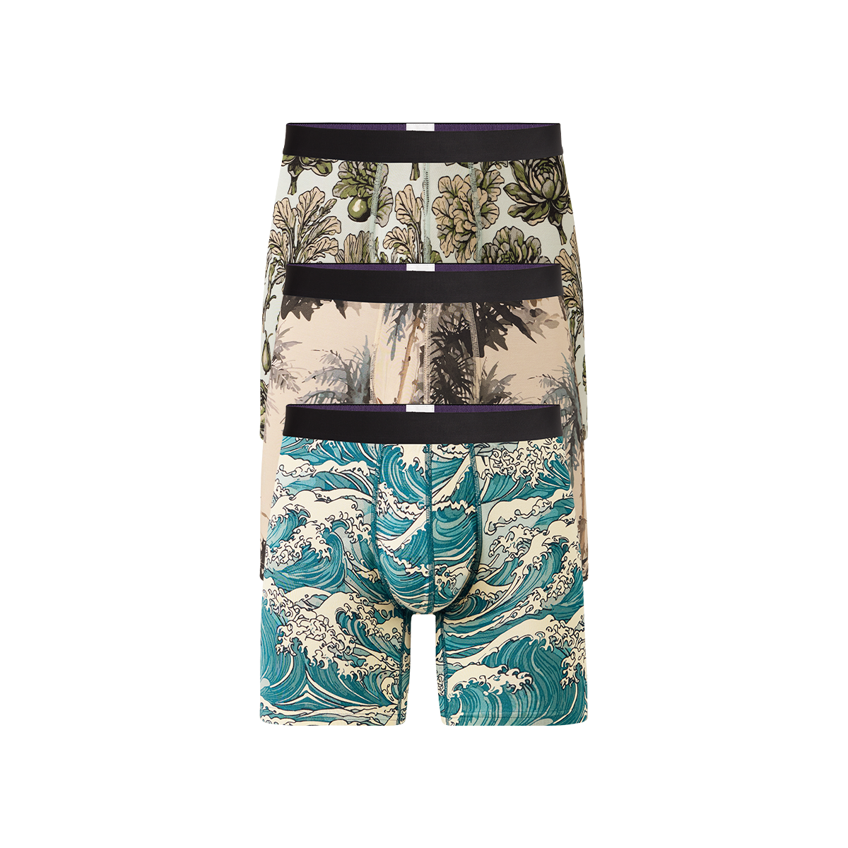 Boxer Brief 3-Pack | Seaside Garden Pack