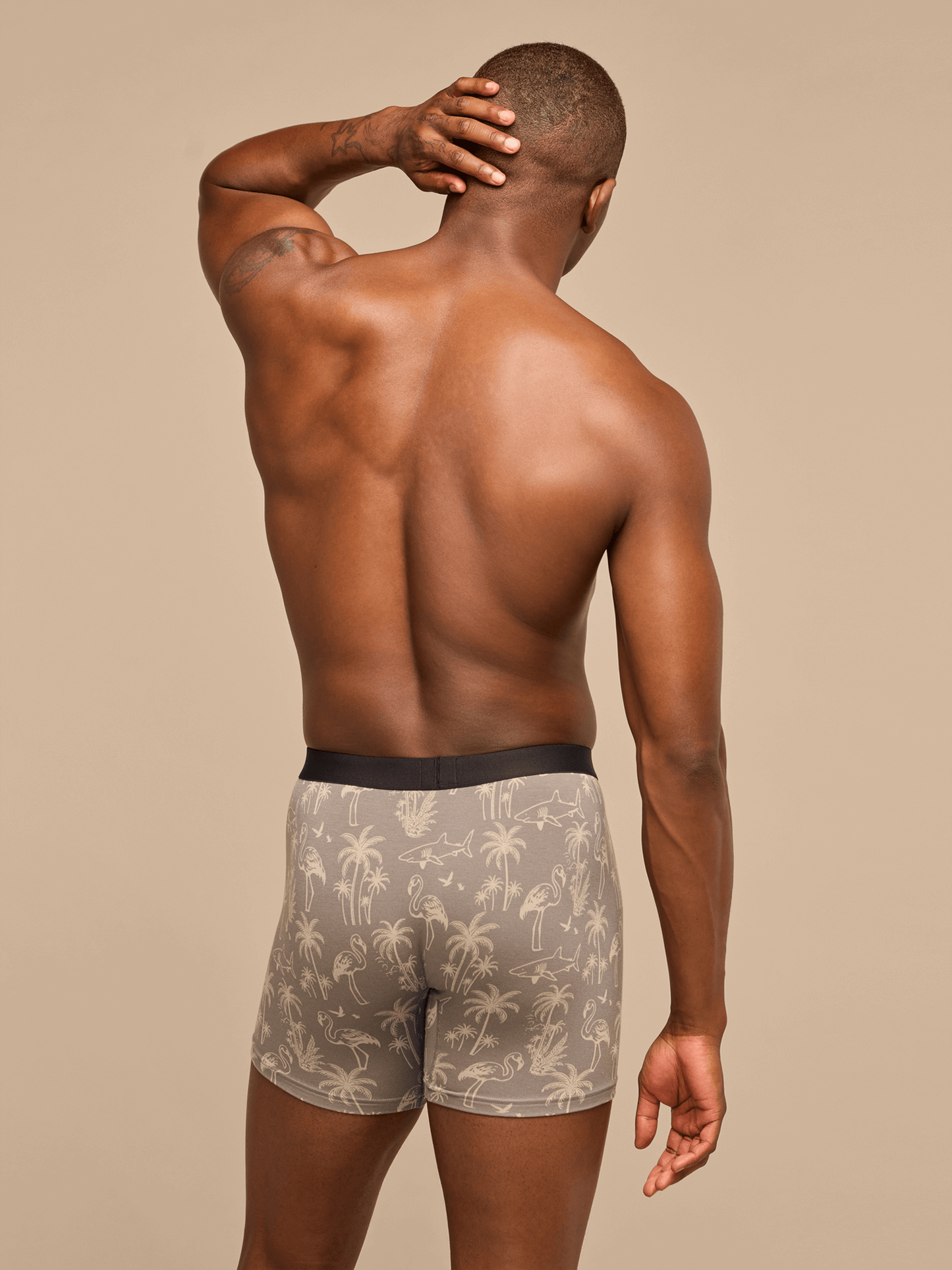 UltraModal™ Core Boxer Brief | Grey Wild Life