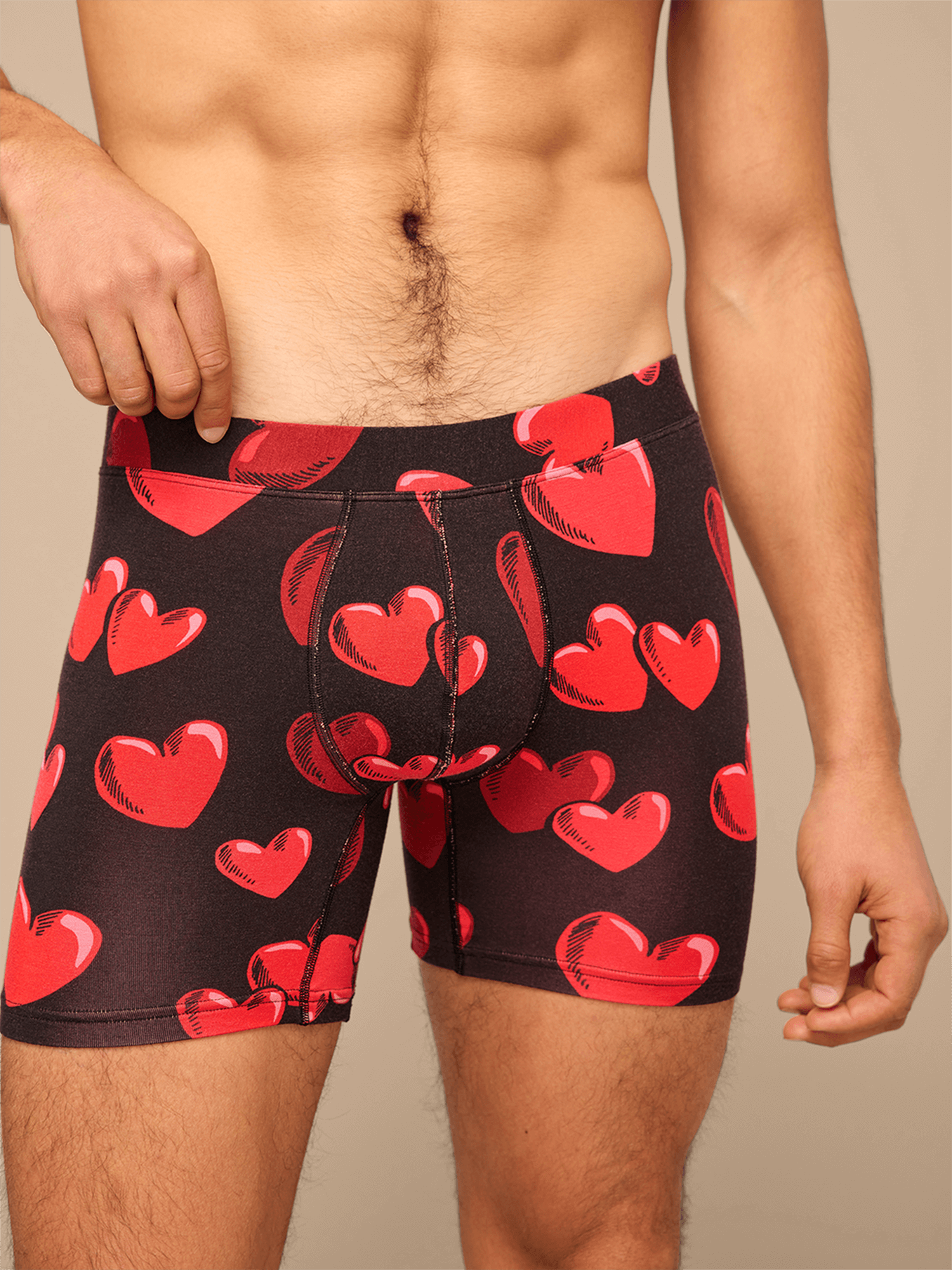 UltraModal™ FeelFree Boxer Brief | Floating Hearts