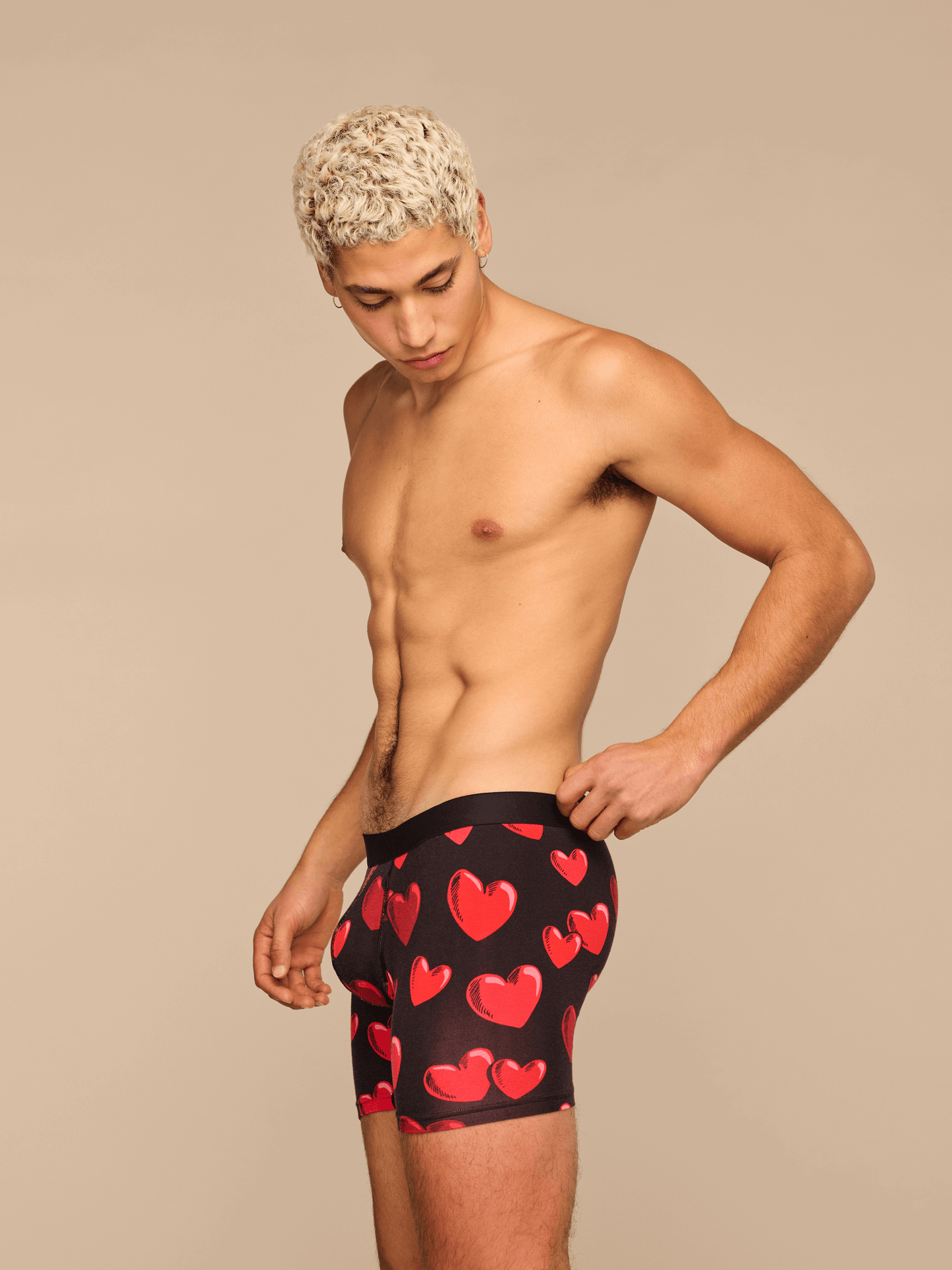 UltraModal™ Core Boxer Brief w/ Fly | Floating Hearts