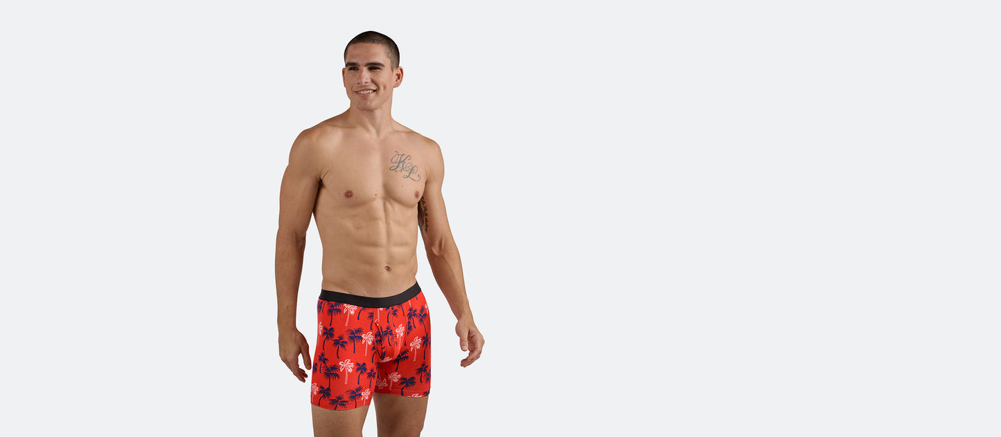 UltraModal™ Core Boxer Brief w/ Fly | Nautical Palms