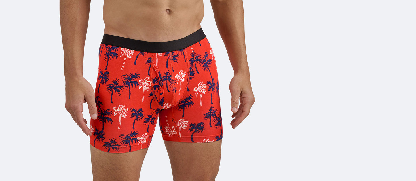 UltraModal™ Core Boxer Brief w/ Fly | Nautical Palms