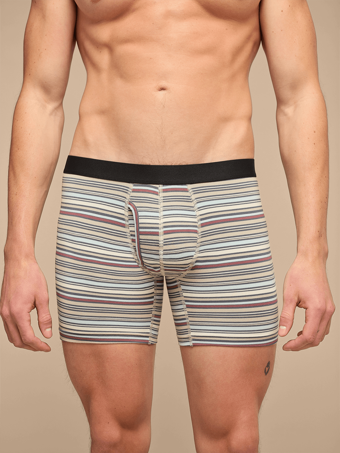 UltraModal™ Core Boxer Brief w/ Fly | Sandstorm Stripes