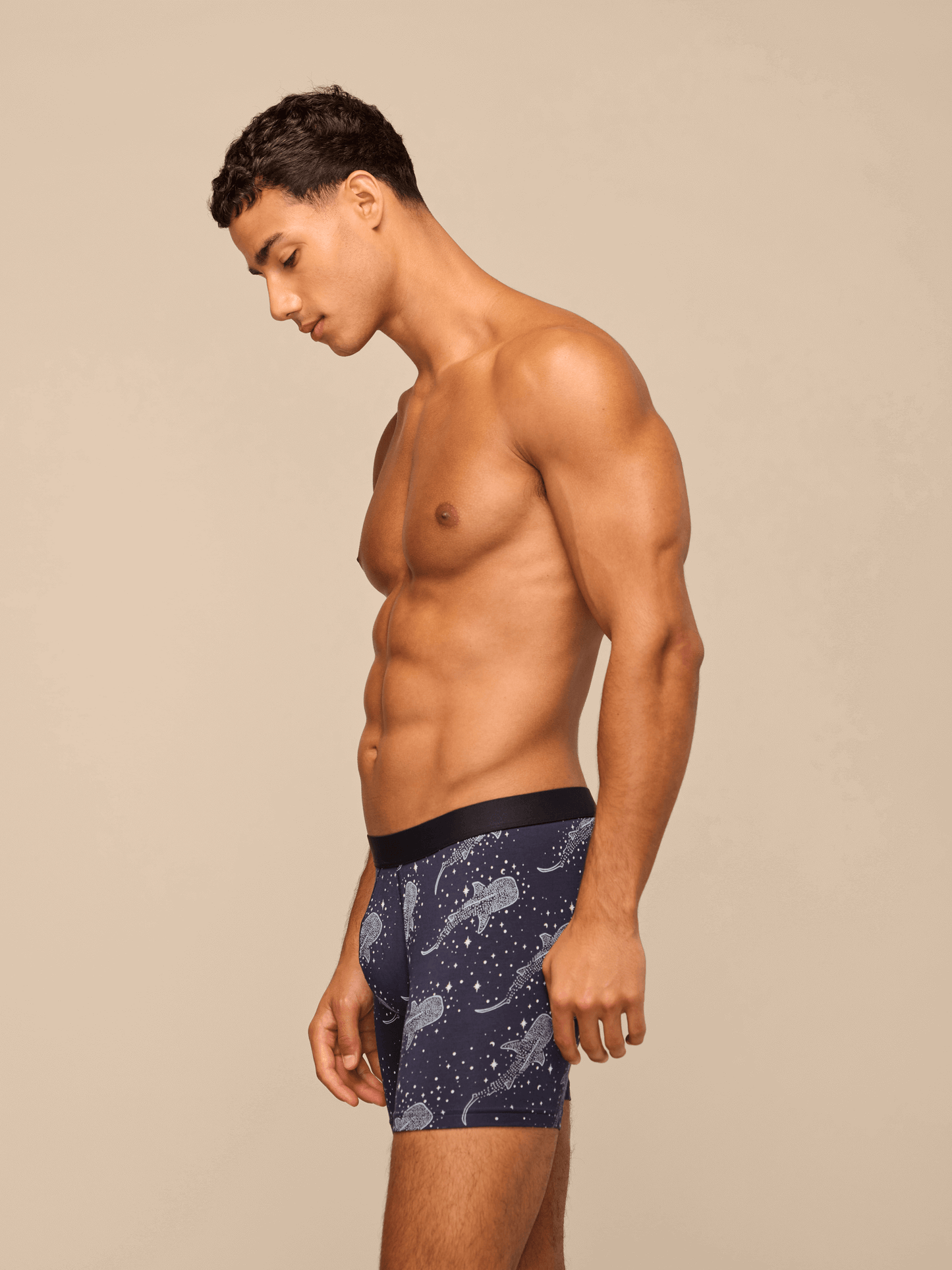 UltraModal™ Core Boxer Brief w/ Fly | Starry Sharks