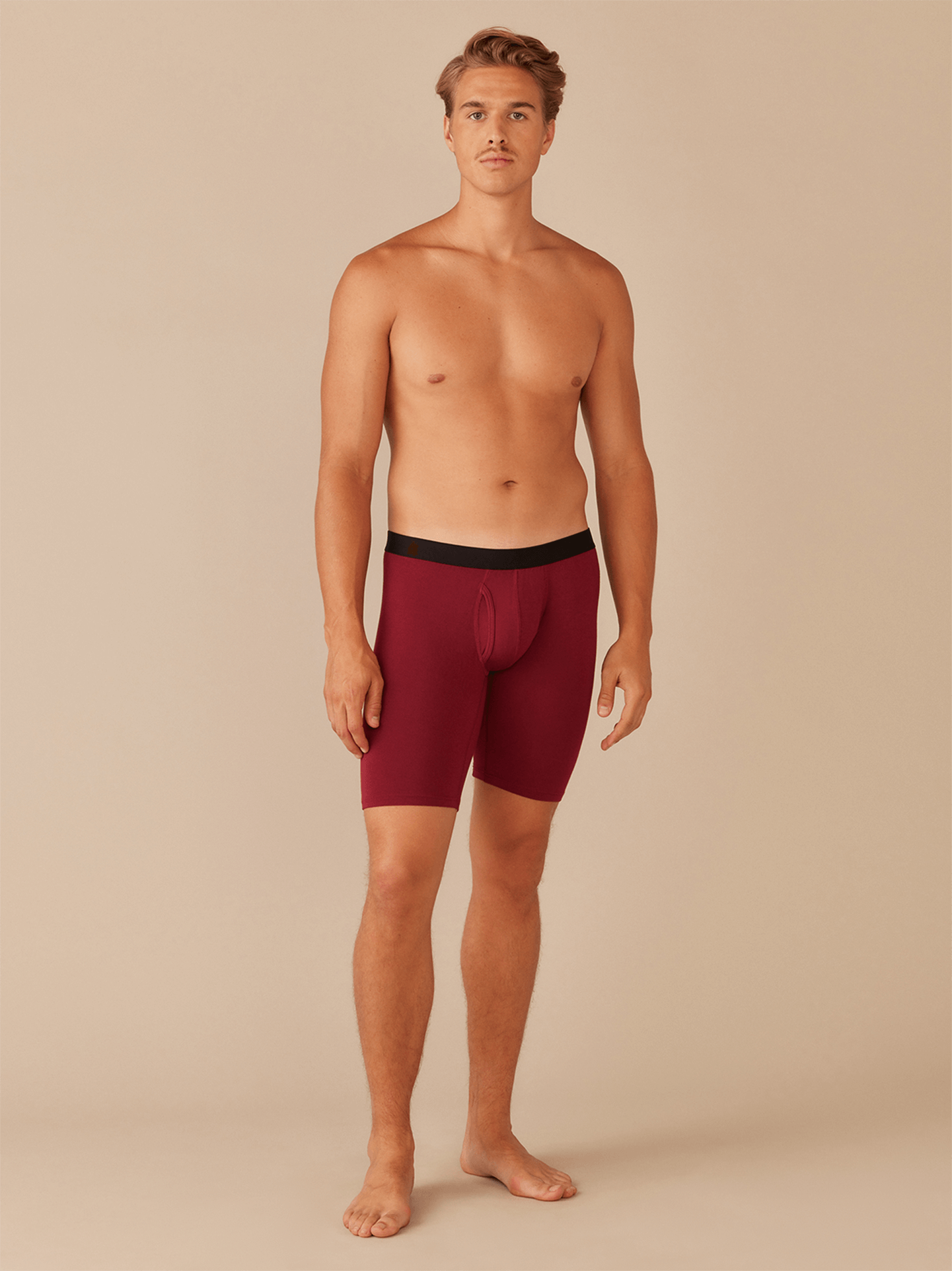 UltraModal™ Core Long Boxer Brief w/ Fly | Cabernet