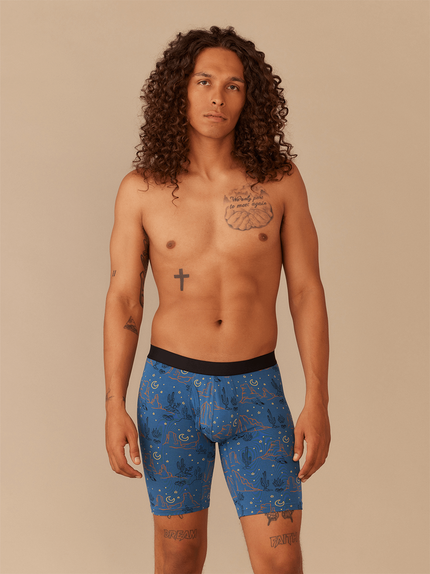 UltraModal™ Core Long Boxer Brief w/ Fly | Desert Sky