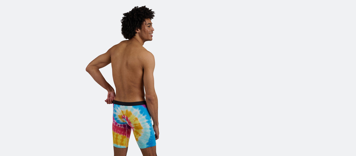 UltraModal™ Core Long Boxer Brief w/ Fly | Rainbow Tie Dye