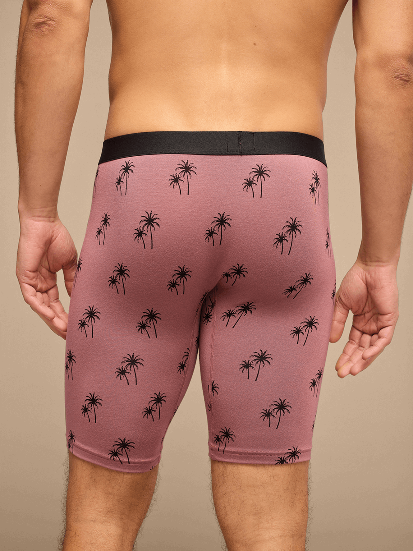 UltraModal™ Core Long Boxer Brief w/ Fly | Faded Palms