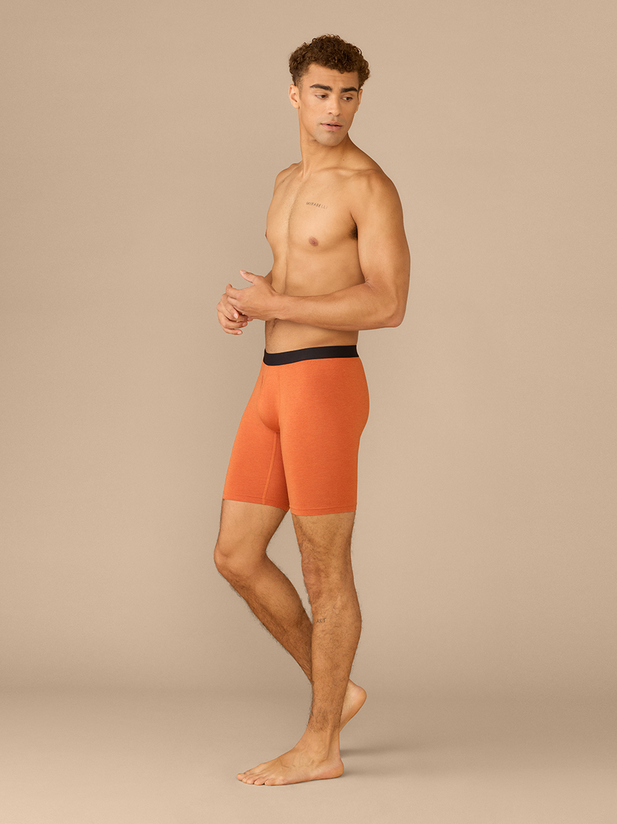 UltraModal™ Core Long Boxer Brief w/ Fly | Heather Terra