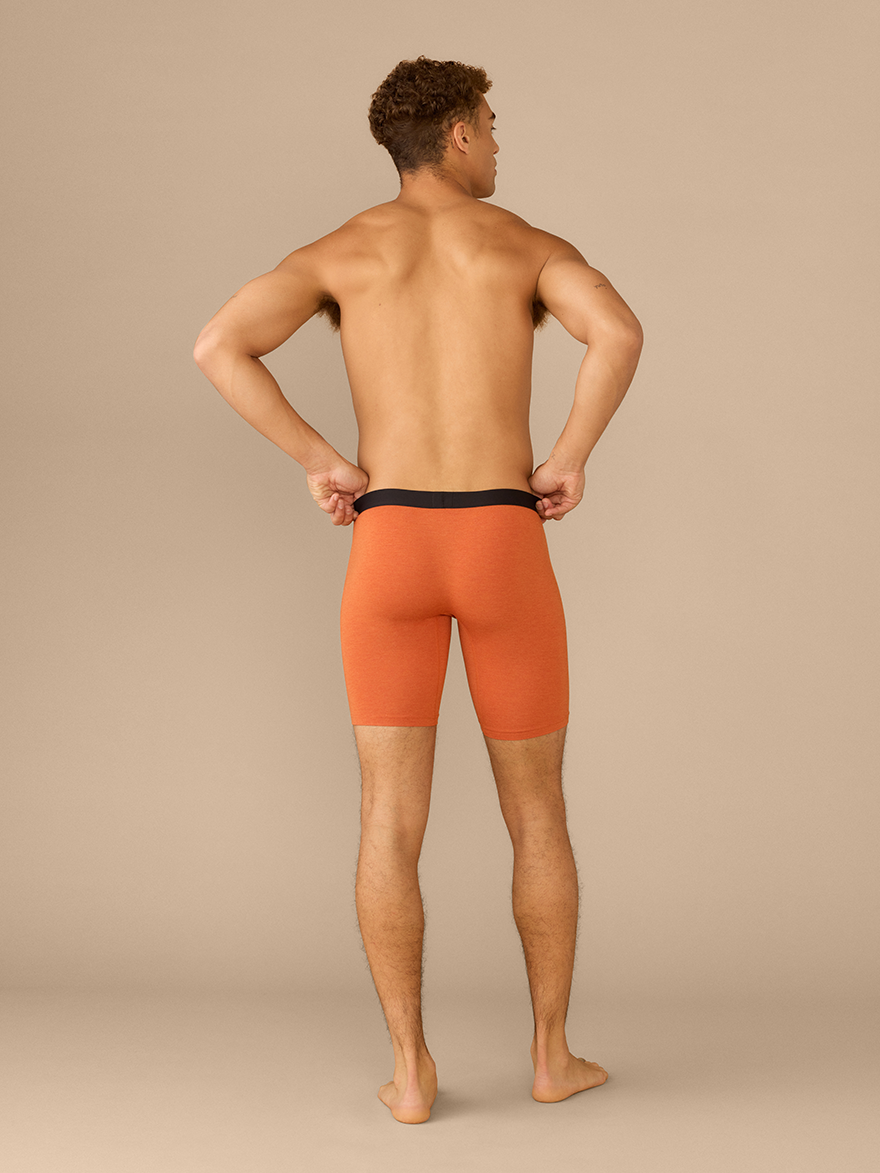 UltraModal™ Core Long Boxer Brief w/ Fly | Heather Terra