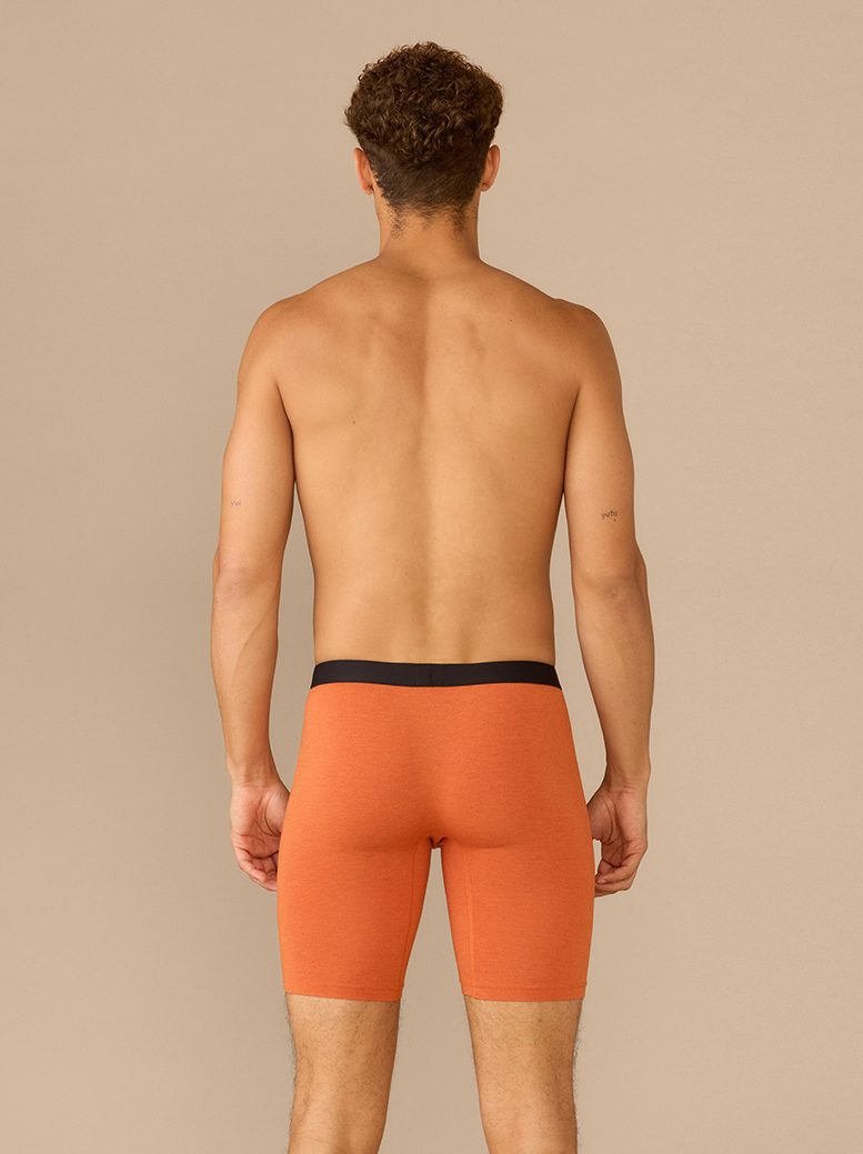 UltraModal™ Core Long Boxer Brief w/ Fly | Heather Terra