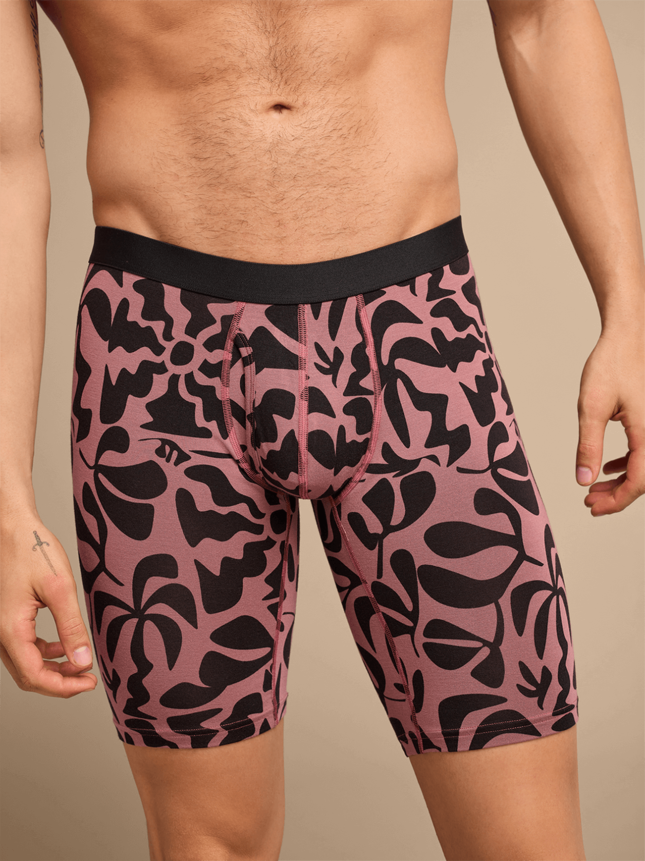 UltraModal™ Core Long Boxer Brief w/ Fly 3-Pack | Beach Boheme Clay Pack