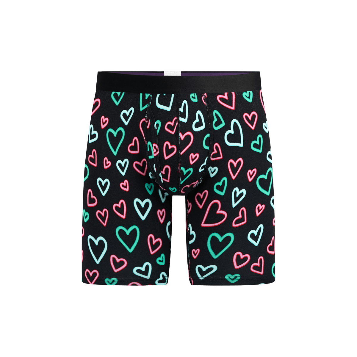 UltraModal™ Core Long Boxer Brief w/ Fly | Electric Hearts