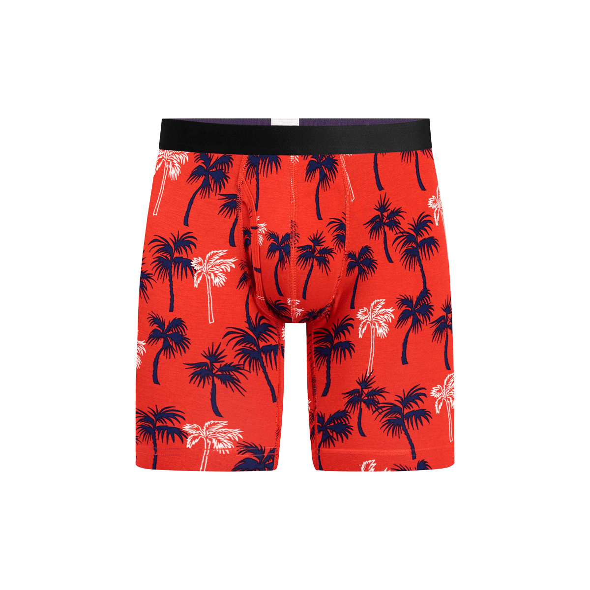 UltraModal™ Core Long Boxer Brief w/ Fly | Nautical Palms