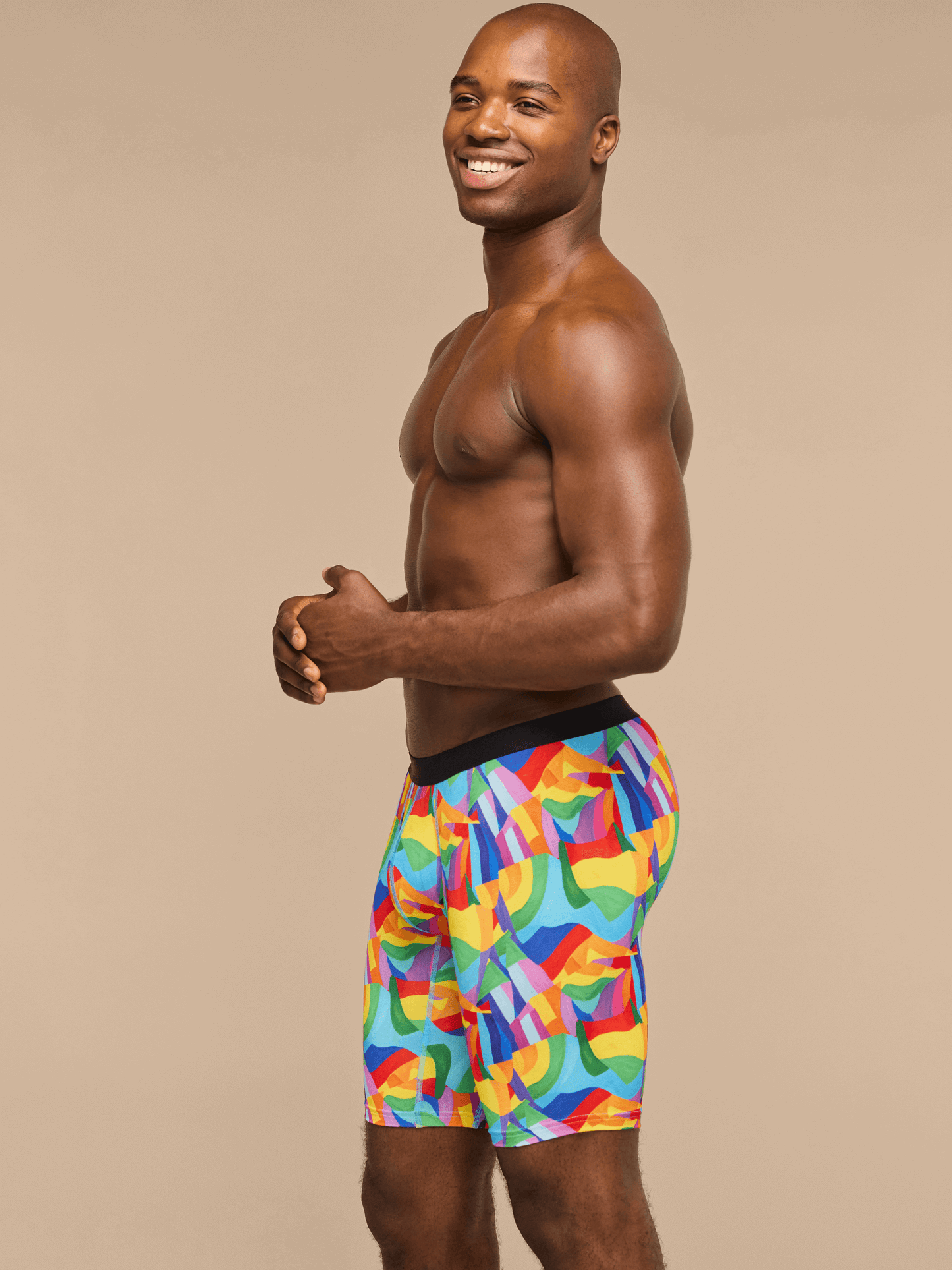 UltraModal™ Core Long Boxer Brief w/ Fly | Painted Pride