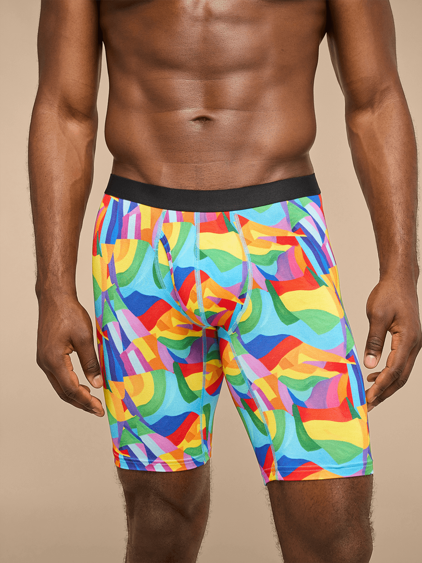 UltraModal™ Core Long Boxer Brief w/ Fly | Painted Pride