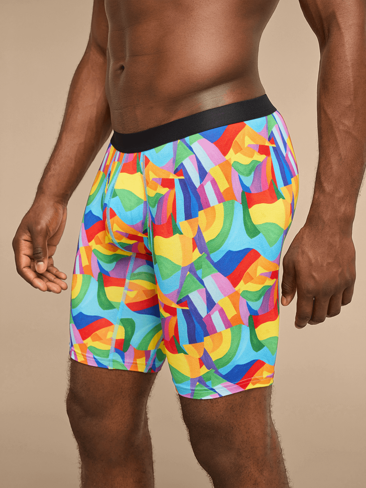 UltraModal™ Core Long Boxer Brief w/ Fly | Painted Pride