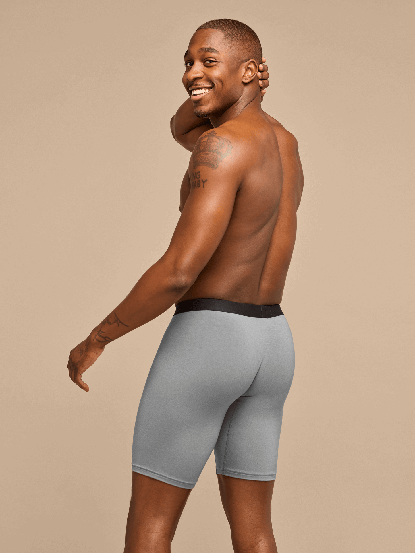 UltraModal™ Core Long Boxer Brief w/ Fly 3-Pack | Grey Tide Pack