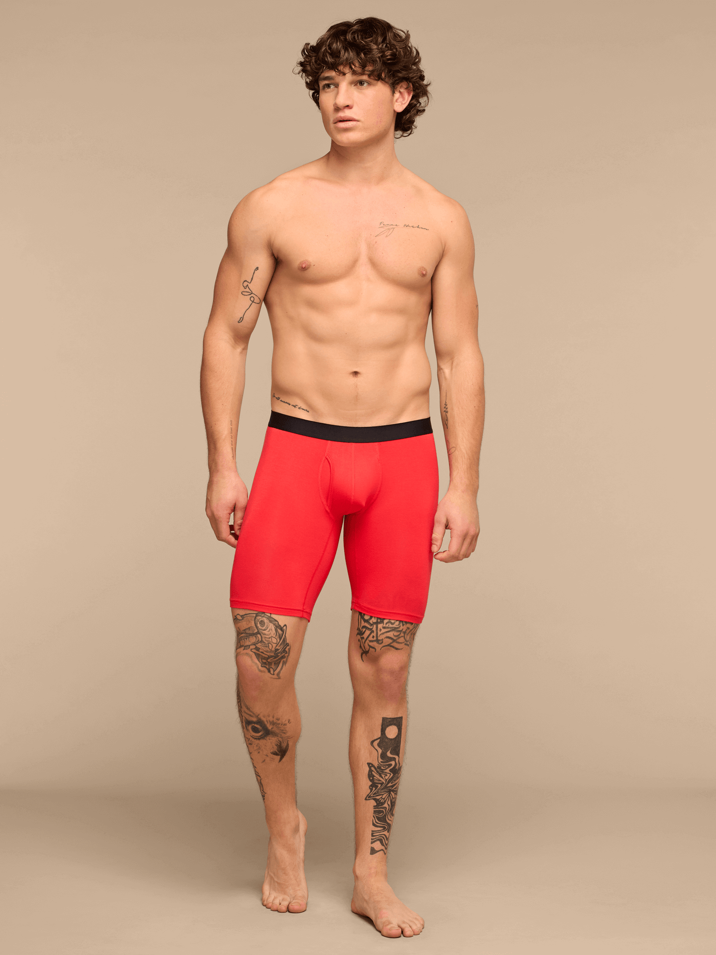 UltraModal™ Core Long Boxer Brief w/ Fly | Tomato