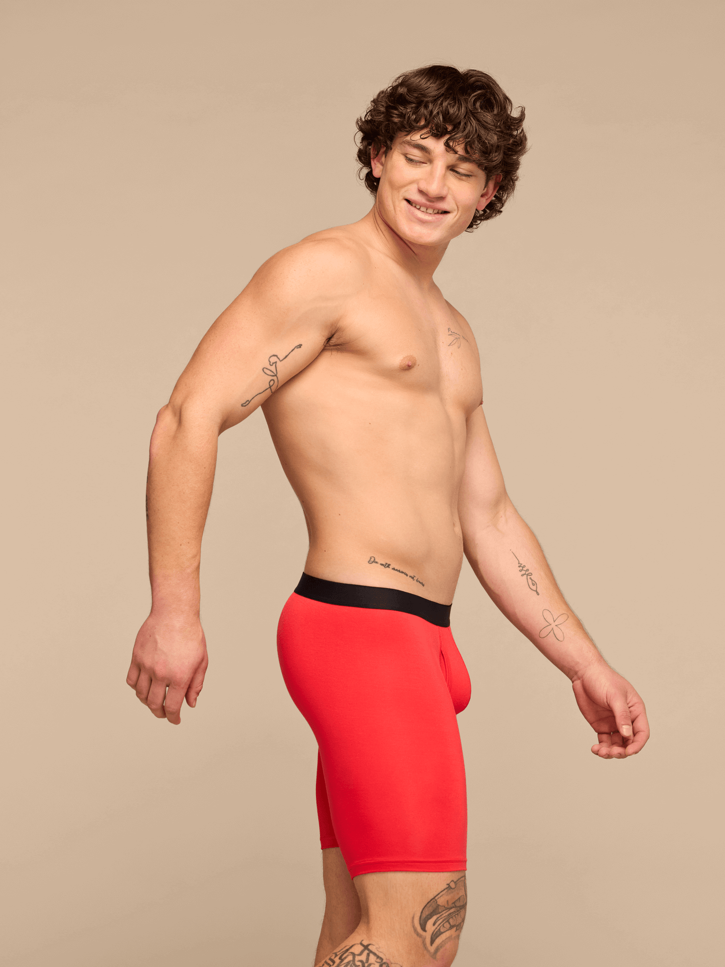 UltraModal™ Core Long Boxer Brief w/ Fly | Tomato