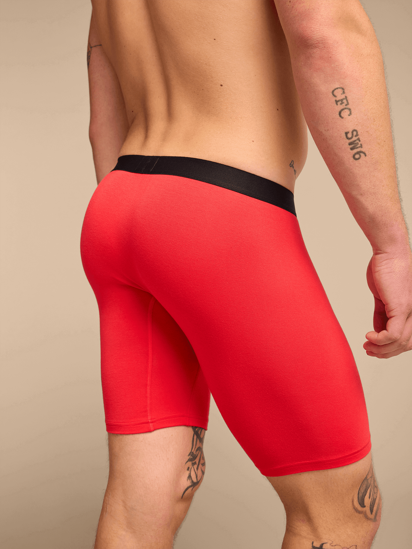 UltraModal™ Core Long Boxer Brief w/ Fly | Tomato