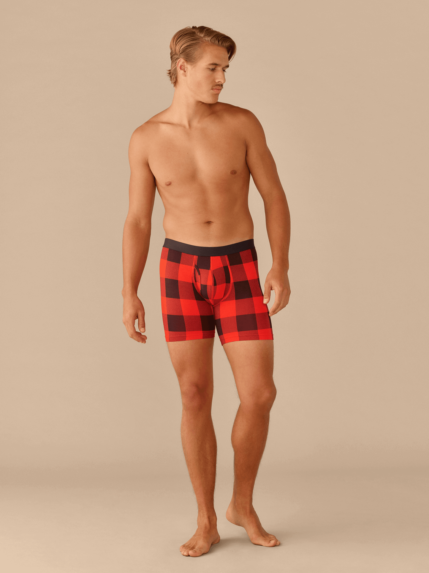 UltraModal™ Core Ball Caddy™ Boxer Brief w/ Fly | Buffalo Plaid
