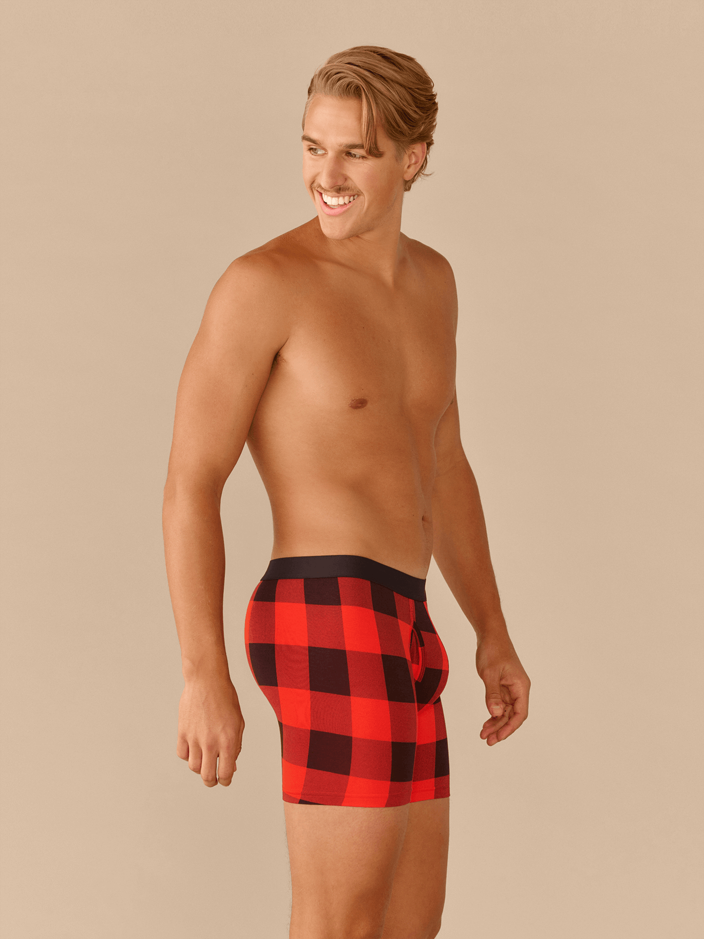 UltraModal™ Core Ball Caddy™ Boxer Brief w/ Fly | Buffalo Plaid
