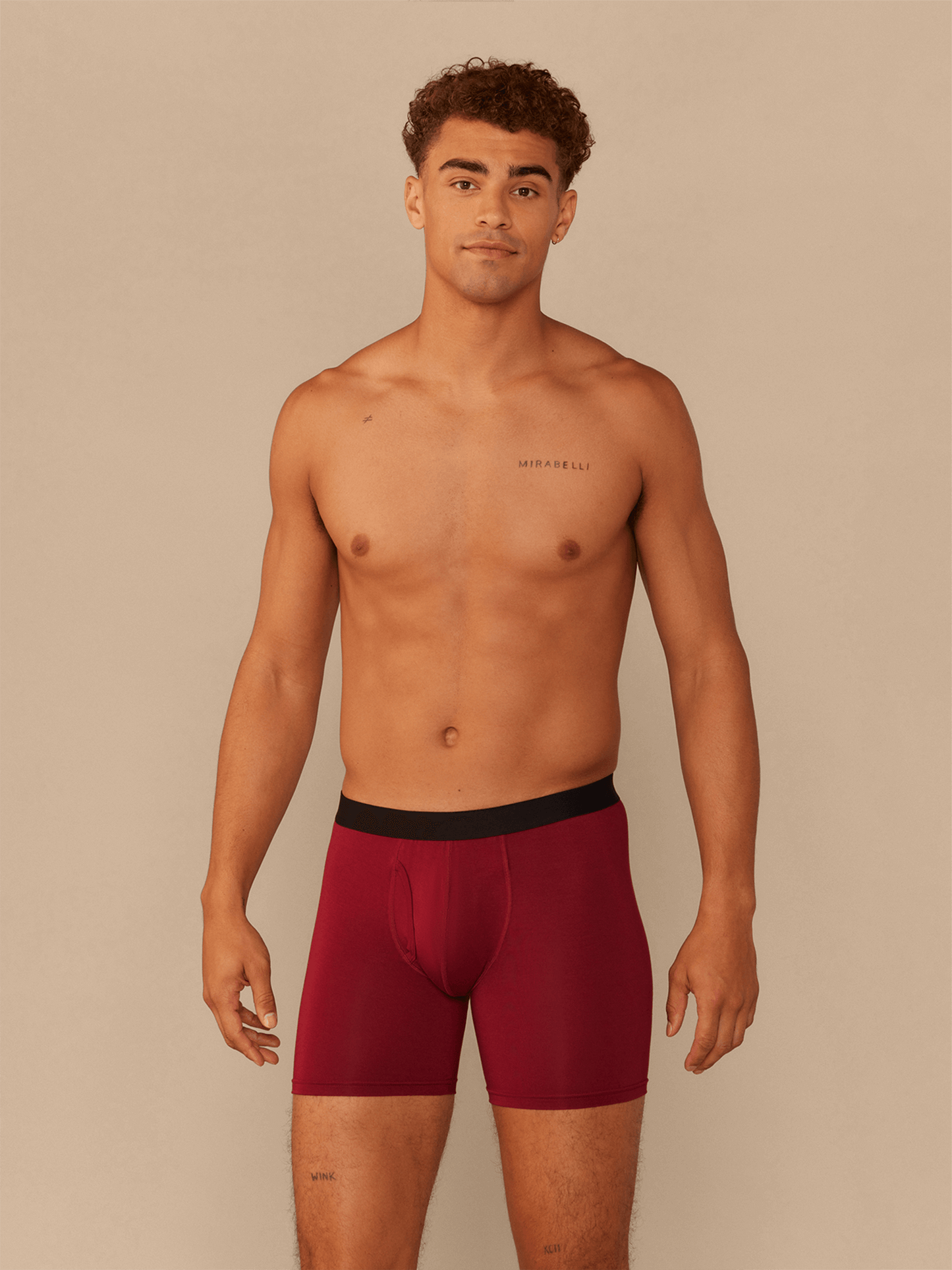 UltraModal™ Core Ball Caddy™ Boxer Brief w/ Fly | Cabernet