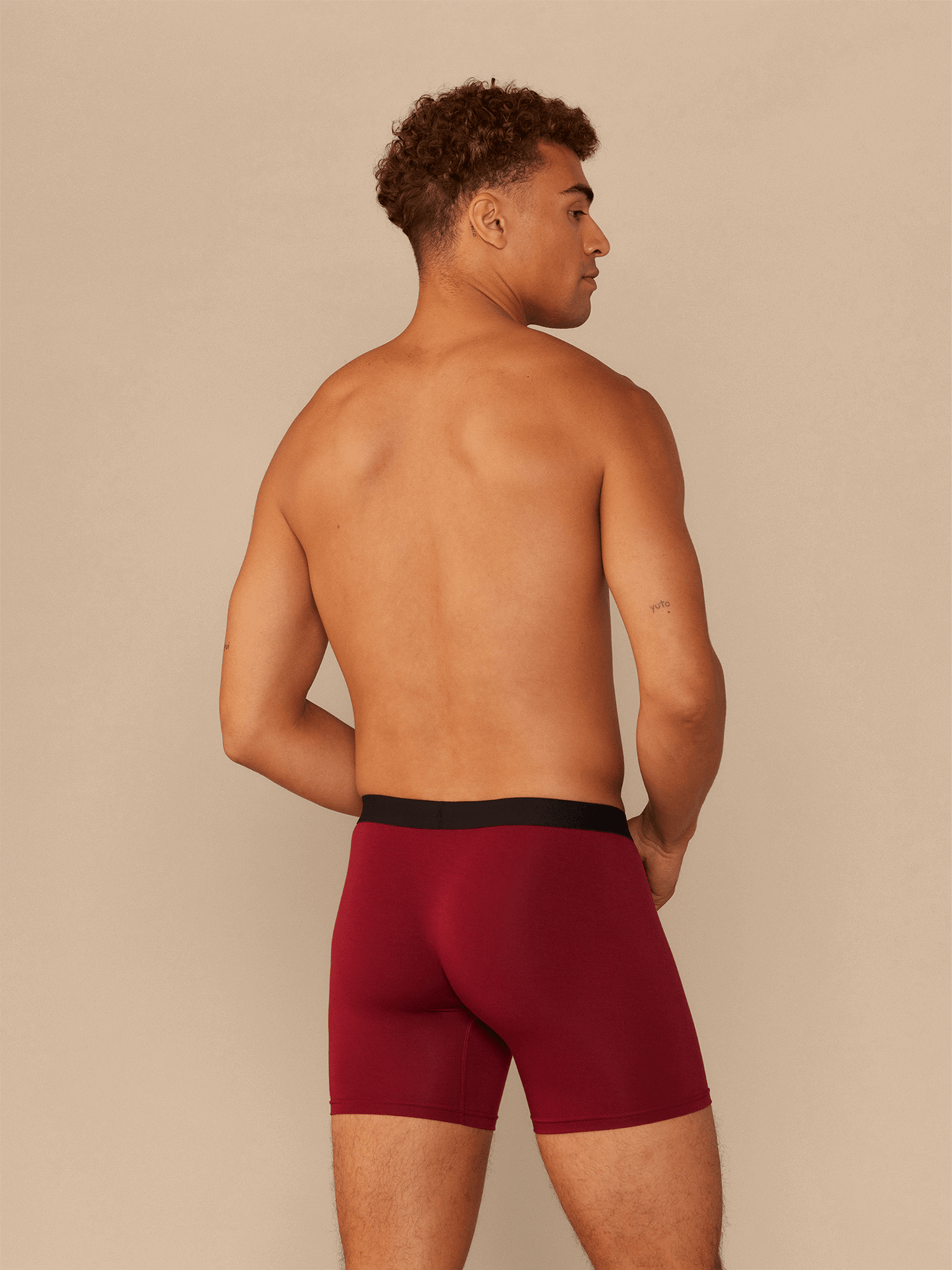 UltraModal™ Core Ball Caddy™ Boxer Brief w/ Fly | Cabernet